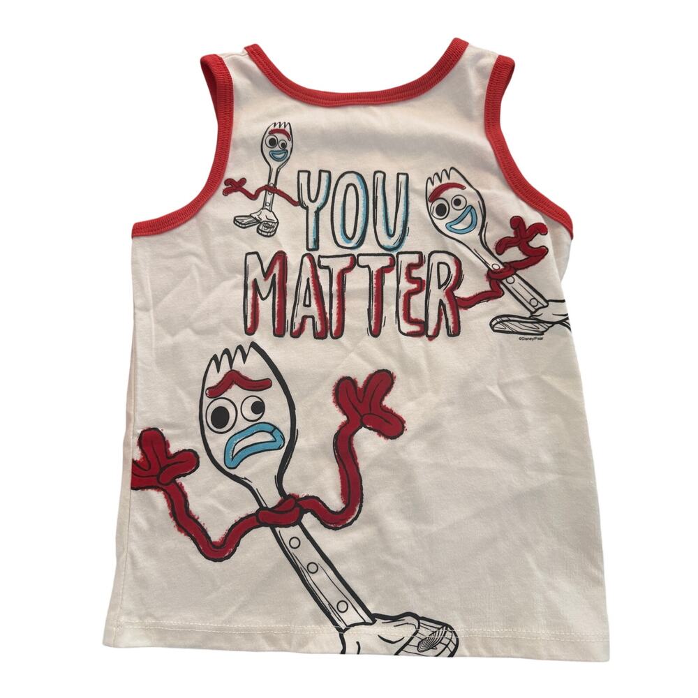 Disney Parks Toy Story 4 Forky You Matter Tank Top Kids XS Size 4 NWT